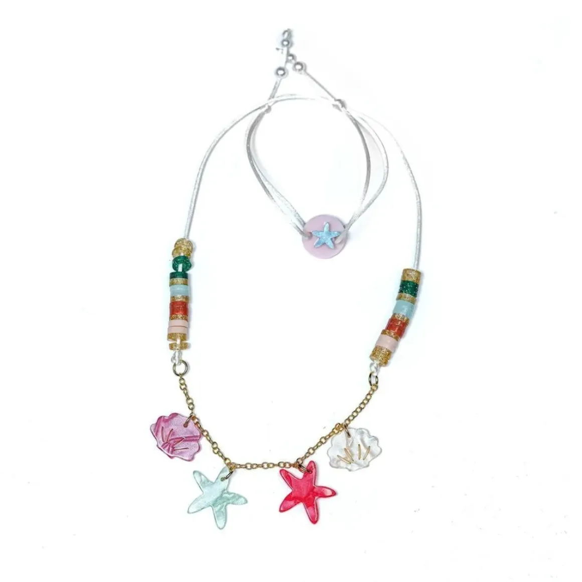 SEASHELLS PEARLIZED NECKLACE