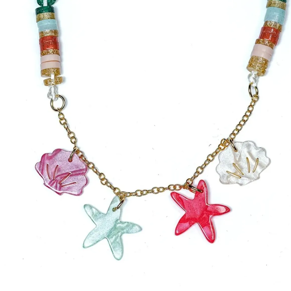 SEASHELLS PEARLIZED NECKLACE