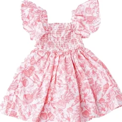SEASIDE TOILE SMOCKED DRESS