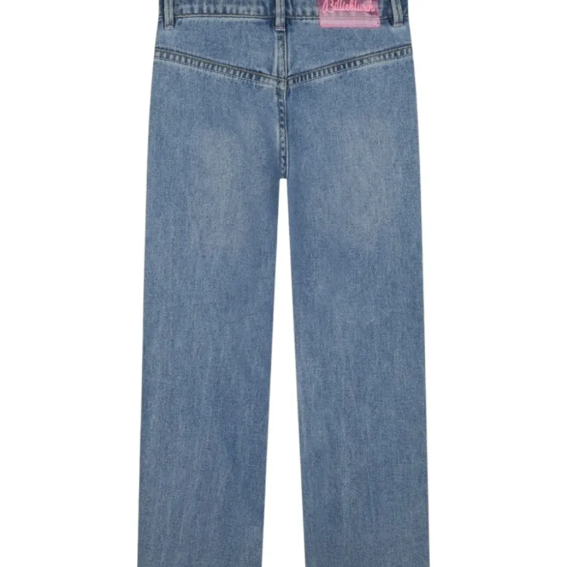 SEQUIN FLOWER POCKET DENIM PANTS
