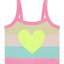 SEQUIN HEART KNIT TANK TOP