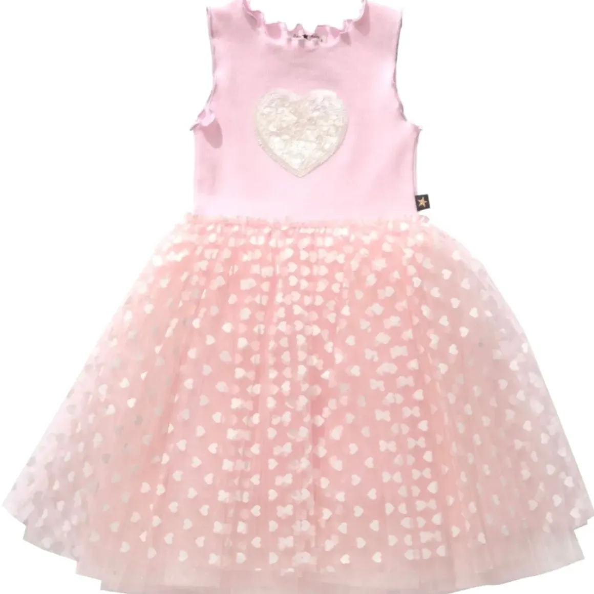 SEQUIN HEART TUTU DRESS