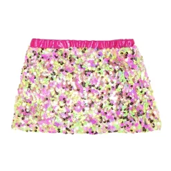 SEQUIN MINI SKIRT COVER UP