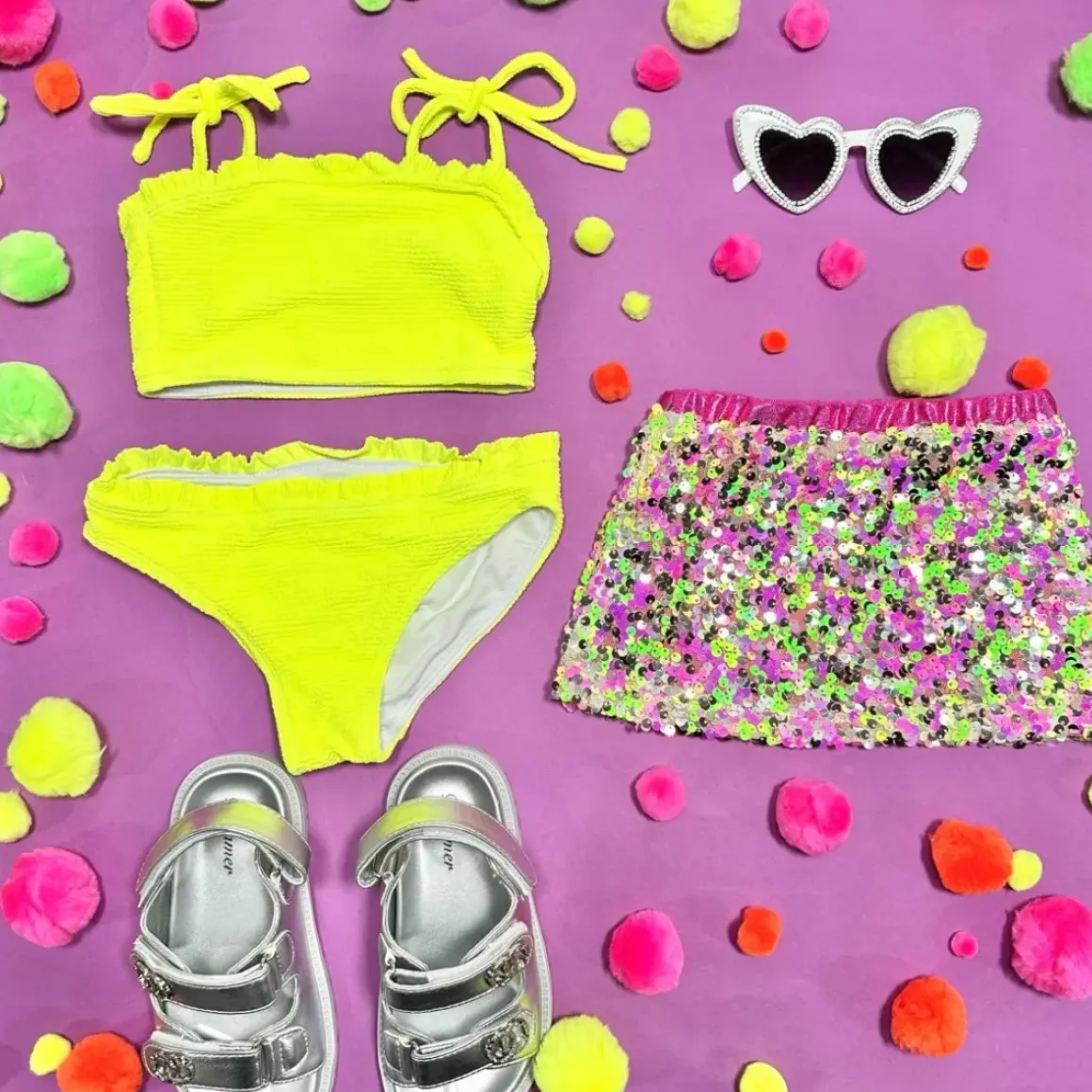 SEQUIN MINI SKIRT COVER UP