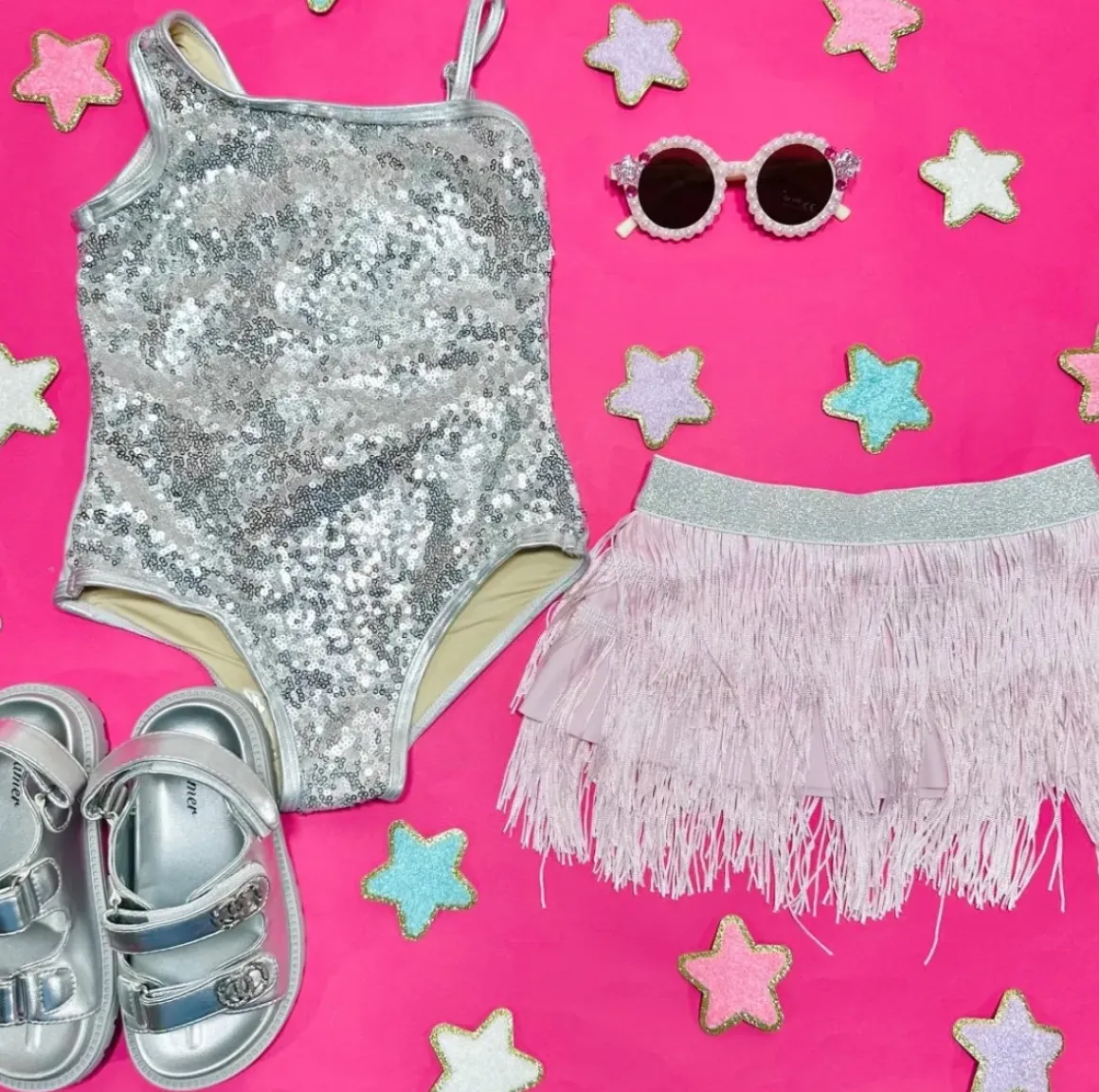 SEQUIN ONE PIECE SWIMSUIT
