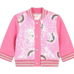 SEQUIN RAINBOW BOMBER JACKET