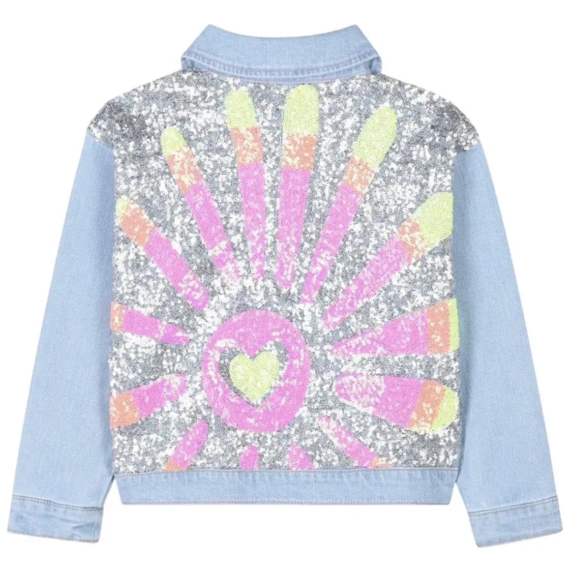 SEQUIN SUN DENIM JACKET