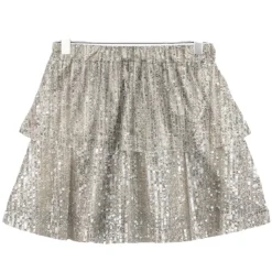 SEQUIN TIERED SKIRT