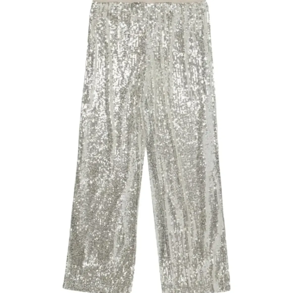 SEQUIN WIDE LEG PANTS