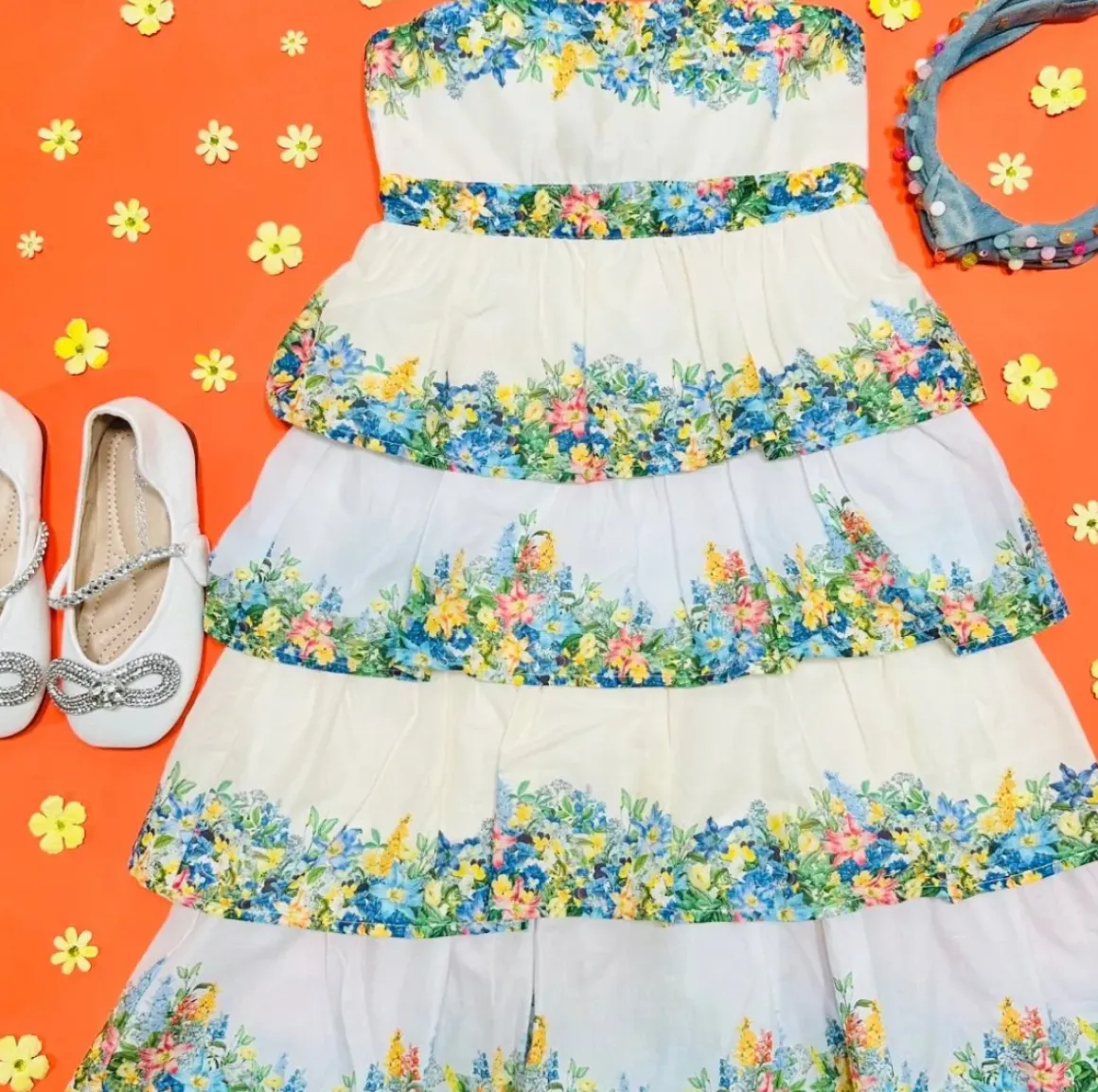 SERENITY EMBROIDERED FLORAL MAXI DRESS