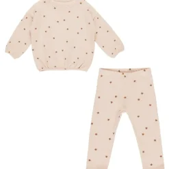 SHELL STARS SPONGEY KNIT SWEATSHIRT AND LEGGINGS SET