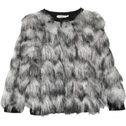 SHIMMERY FRINGE SWEATSHIRT