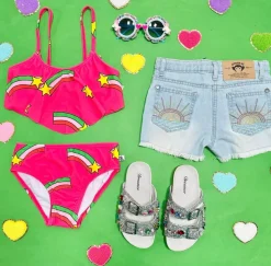 SHOOTING STAR RUFFLE TWO PIECE BIKINI