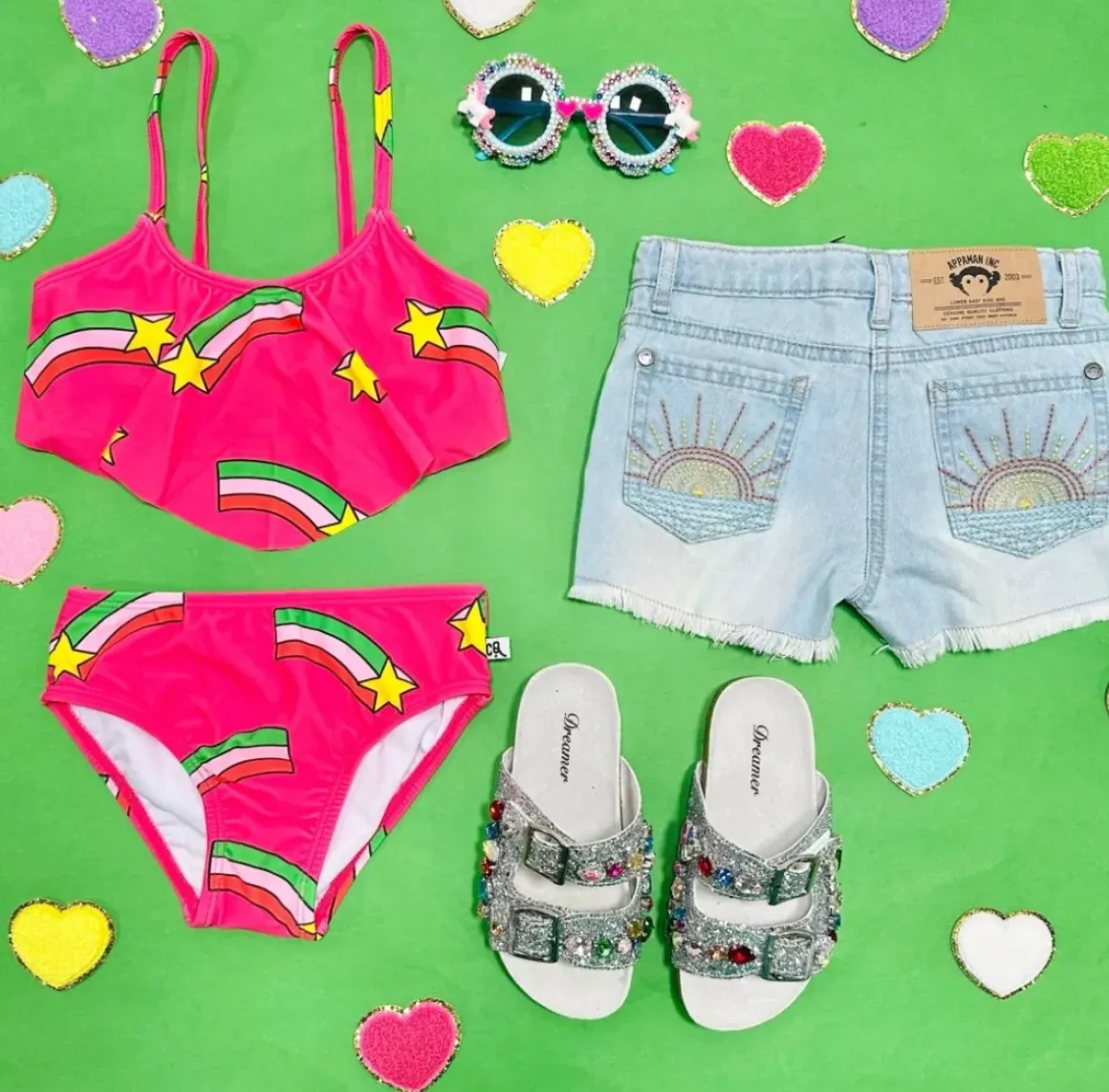 SHOOTING STAR RUFFLE TWO PIECE BIKINI