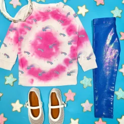 SHOOTING STAR TIE DYE SWEATSHIRT