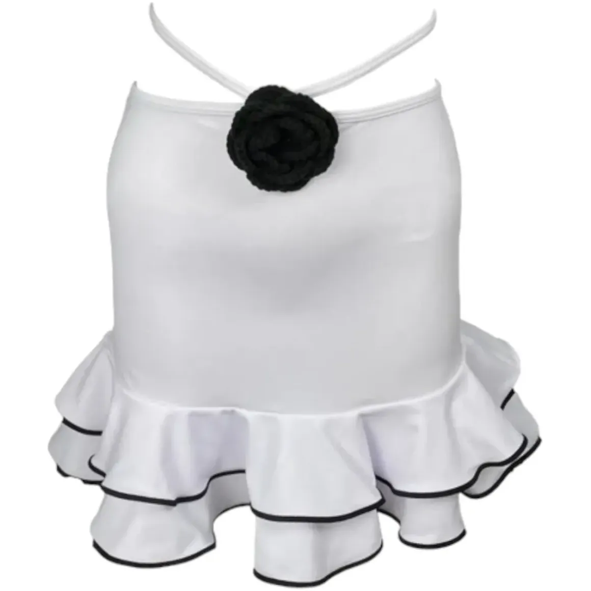 SILVA FLOWER RUFFLE SKIRT