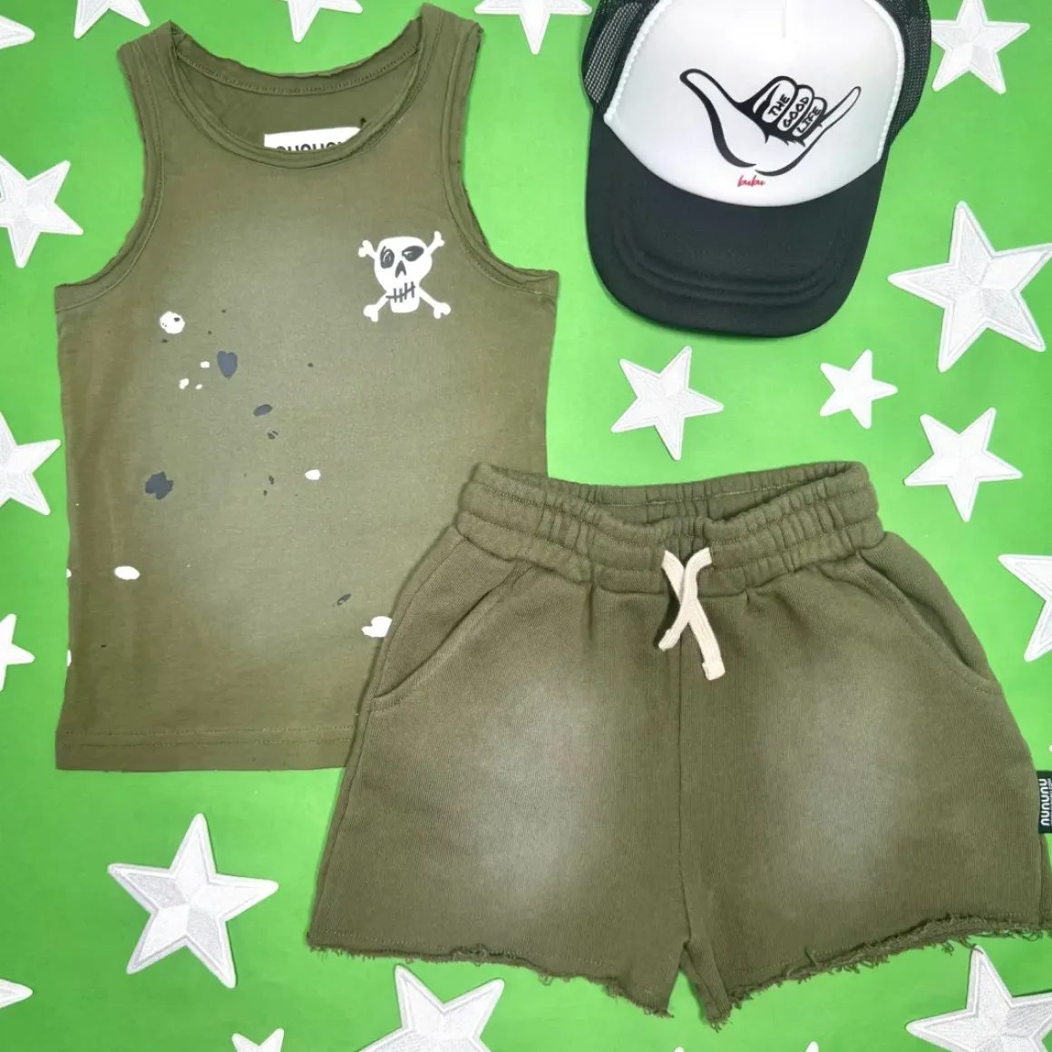 SKULL SPLATTER TANK TOP