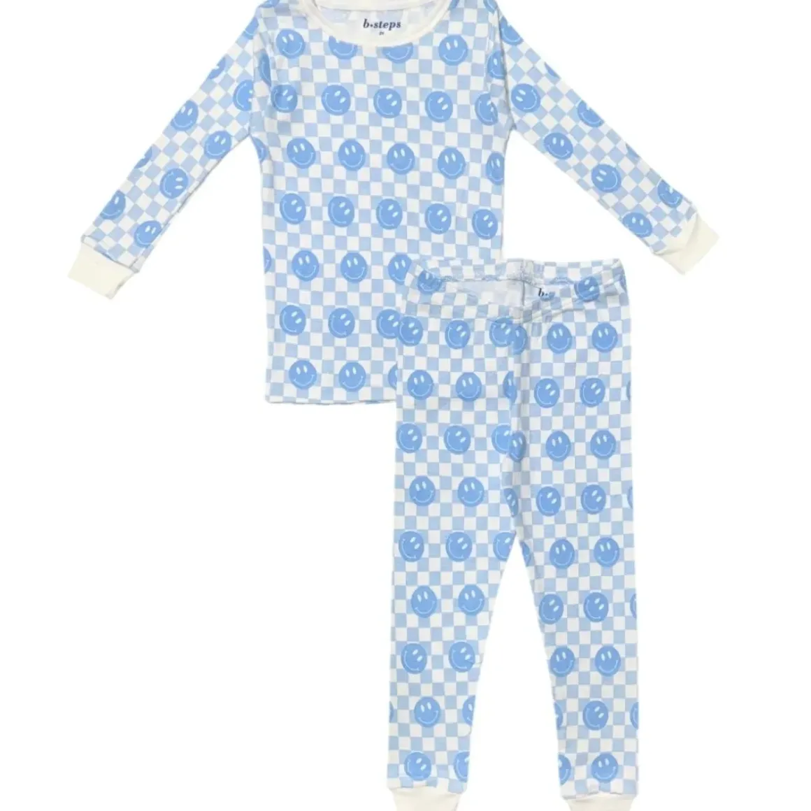 SMILE CHECKERED PJS