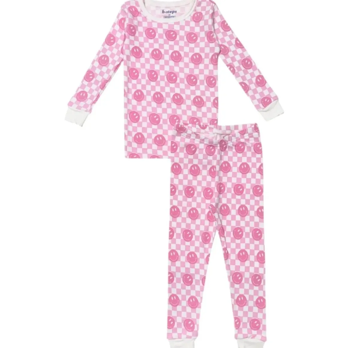 SMILE CHECKERED PJS