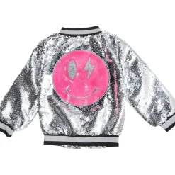 SMILEY EMOJI SEQUIN JACKET