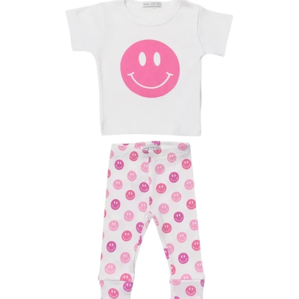 SMILEY FACE TSHIRT AND LEGGINGS SET