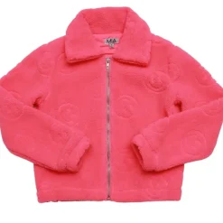 SMILEY NEON SHERPA JACKET