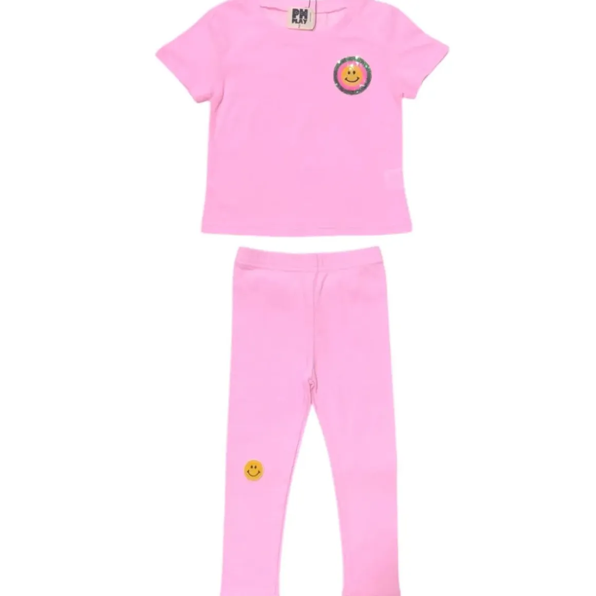SMILEY TSHIRT AND LEGGINGS SET