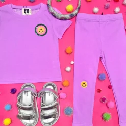SMILEY TSHIRT AND LEGGINGS SET