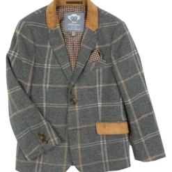 SMOKY WINDOWPANE CLUB JACKET