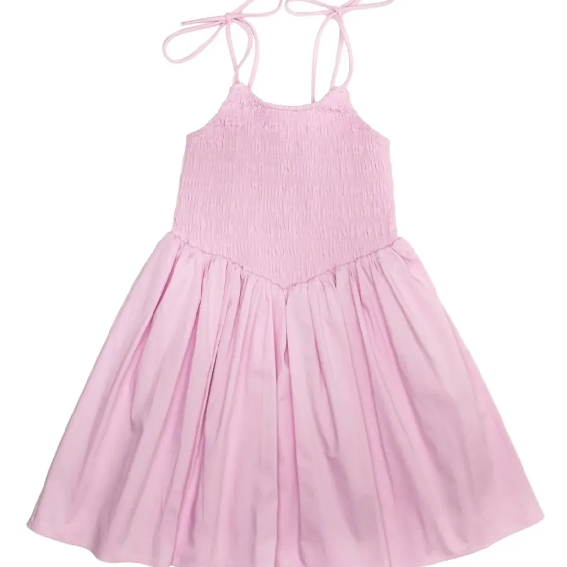 SOFIA SMOCKED DROP WAIST DRESS