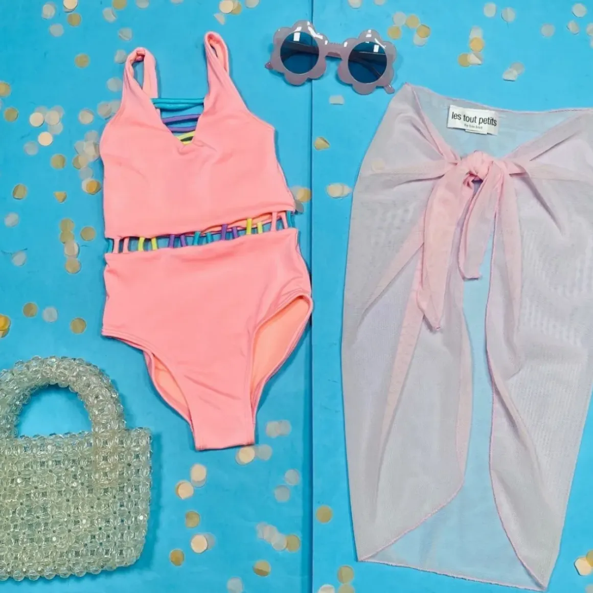 SPARKLE JADE ONE PIECE SWIMSUIT