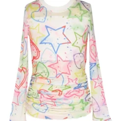 SPRAY PAINT MESH TOP