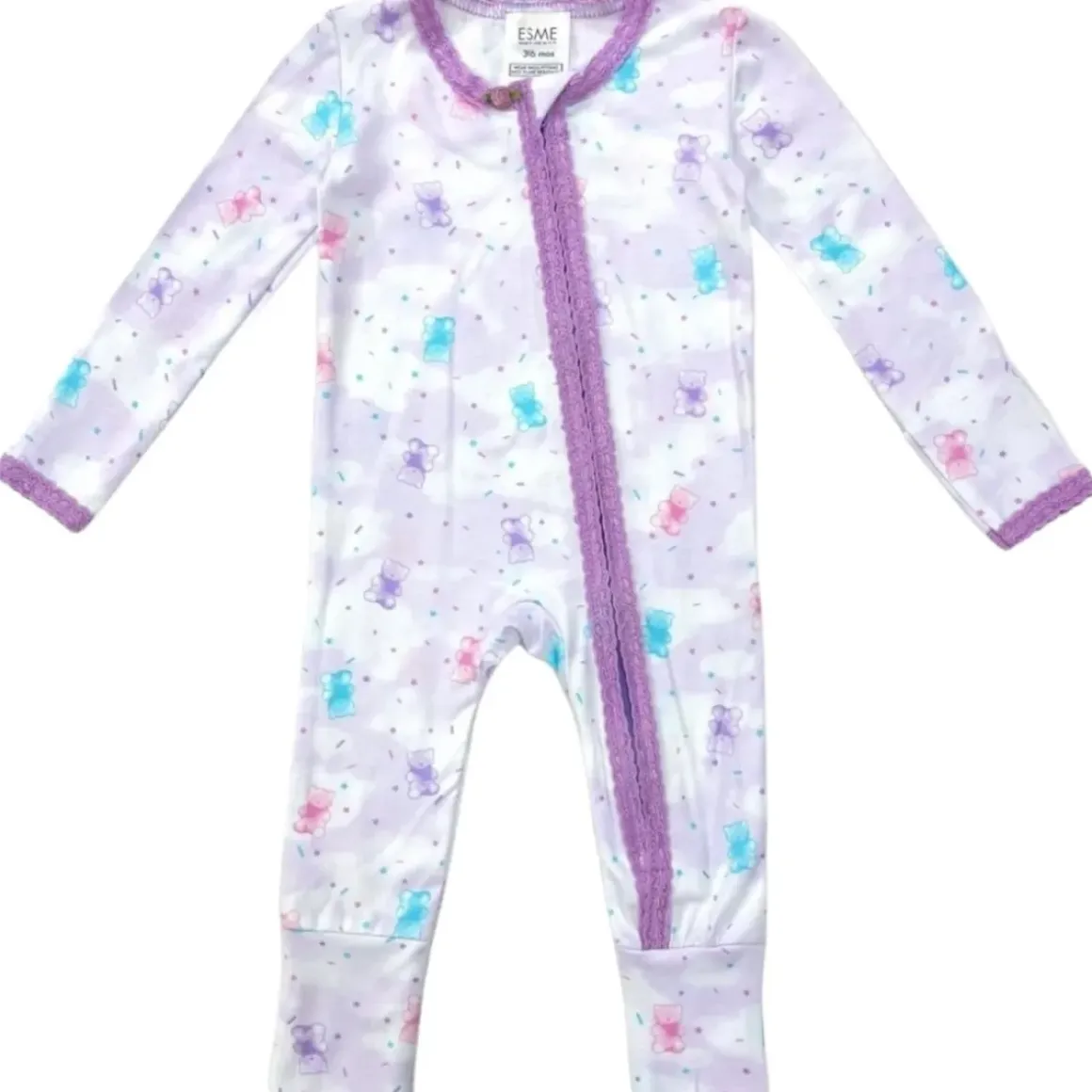 SPRINKE BEAR ZIP FOOTIE