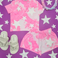 STAR CLOUD WASH SHORTS