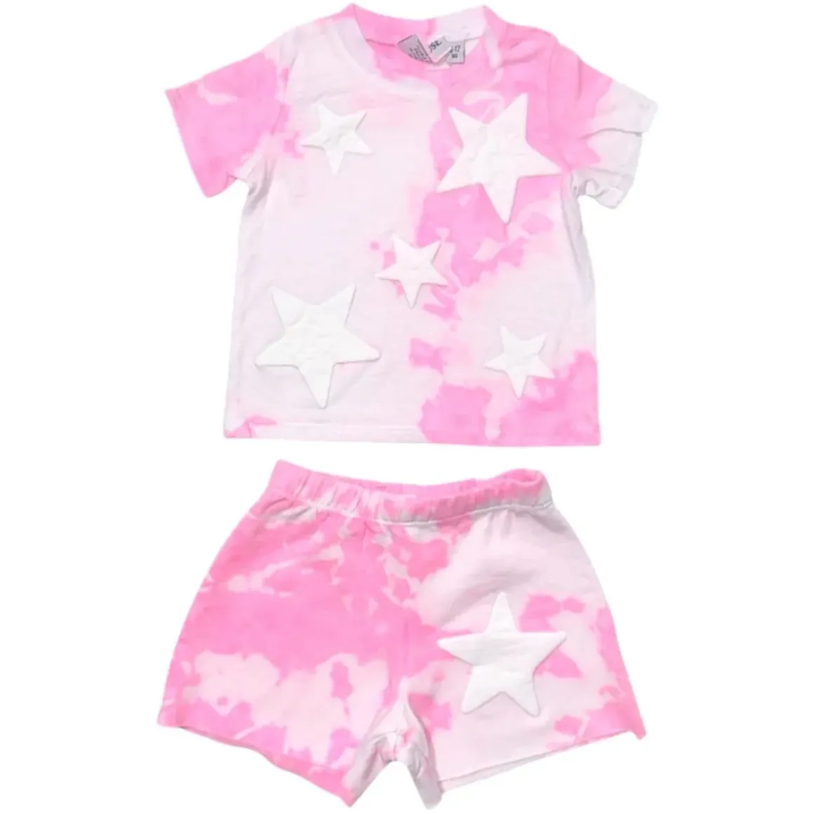 STARS CLOUD WASH TSHIRT AND SHORTS SET