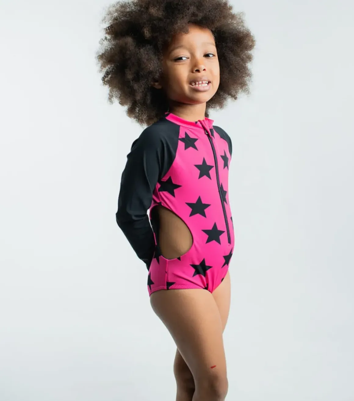 STARS CUT OUT ONE PIECE SWIMSUIT