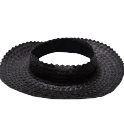 STRAW CROWNLESS SUN HAT