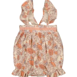 STRIPE INDIAN FLOWER MERVEILLE ROMPER