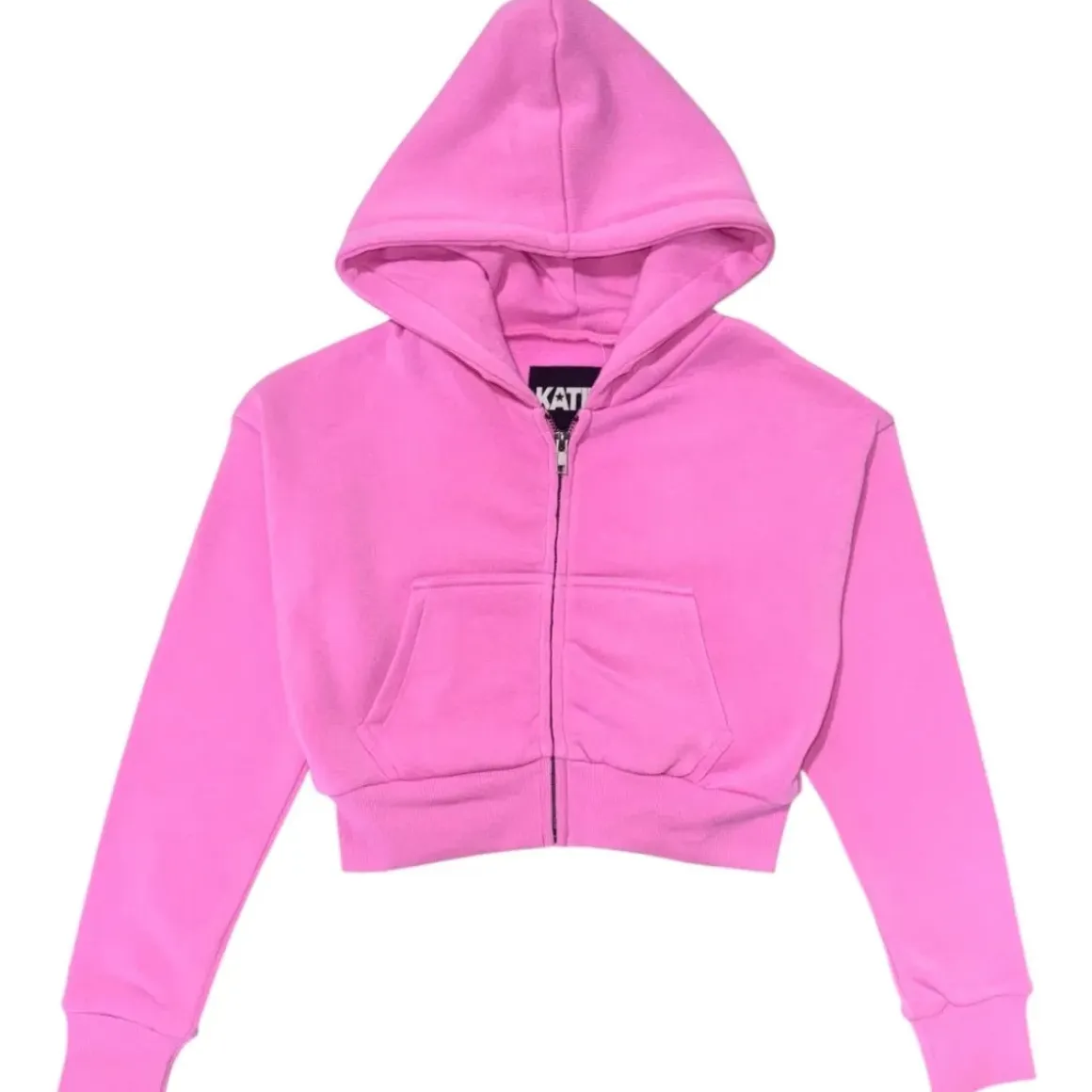 SUMMER ROSE DYLAN ZIP UP CROP HOODIE