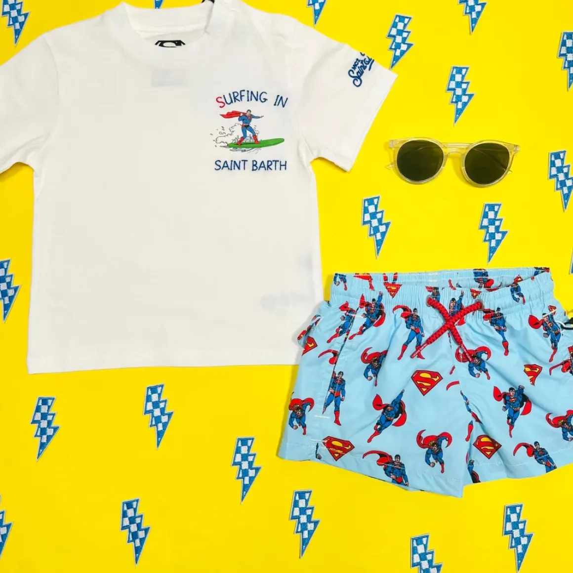 SUPERMAN MIX SWIM TRUNKS