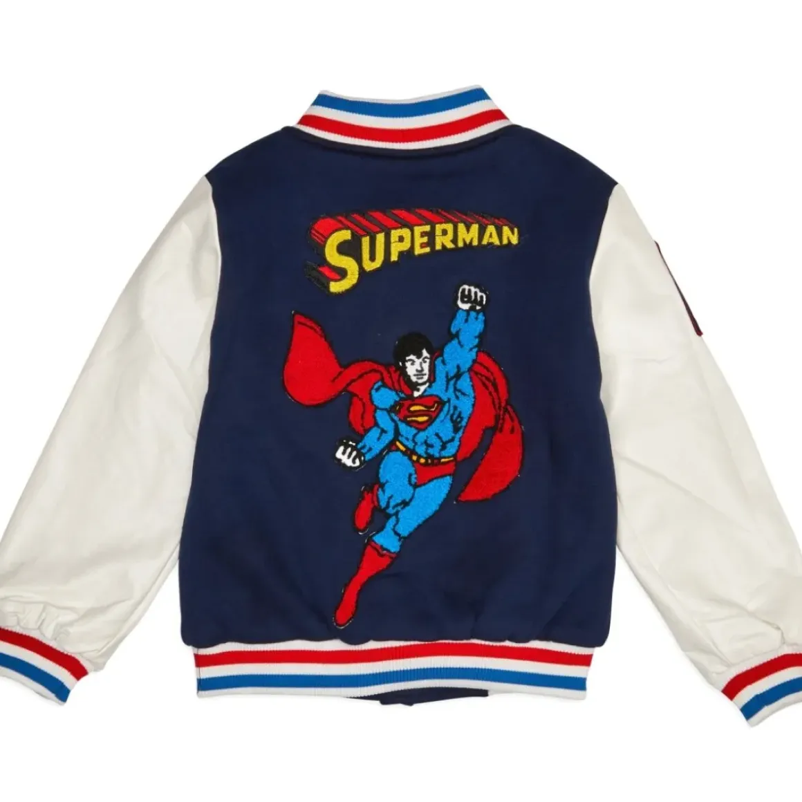 SUPERMAN PLEATHER BOMBER JACKET