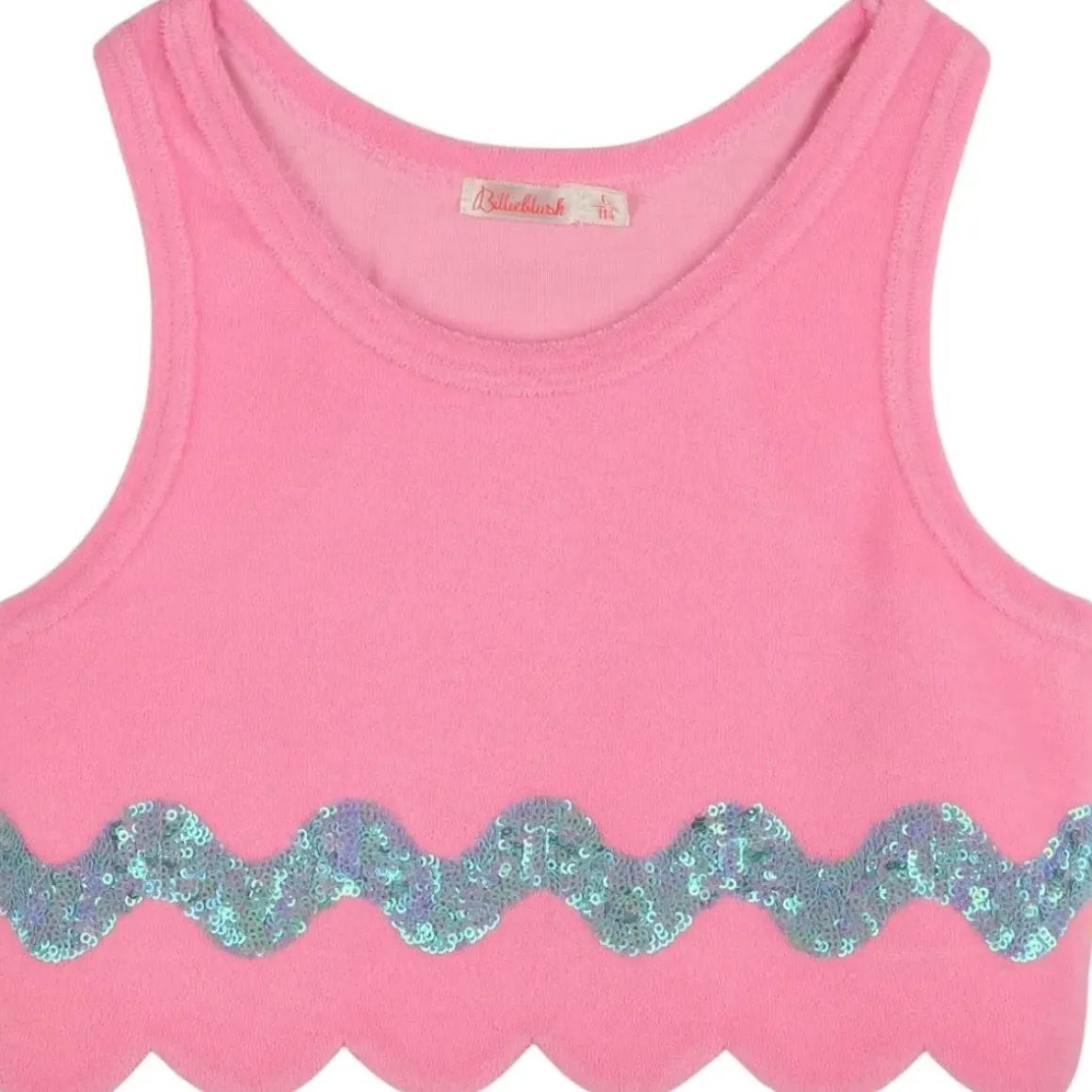 TERRY SCALLOP TANK TOP