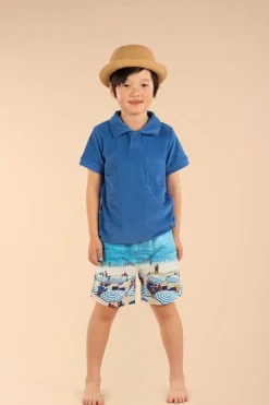 TERRY TOWEL POLO TSHIRT