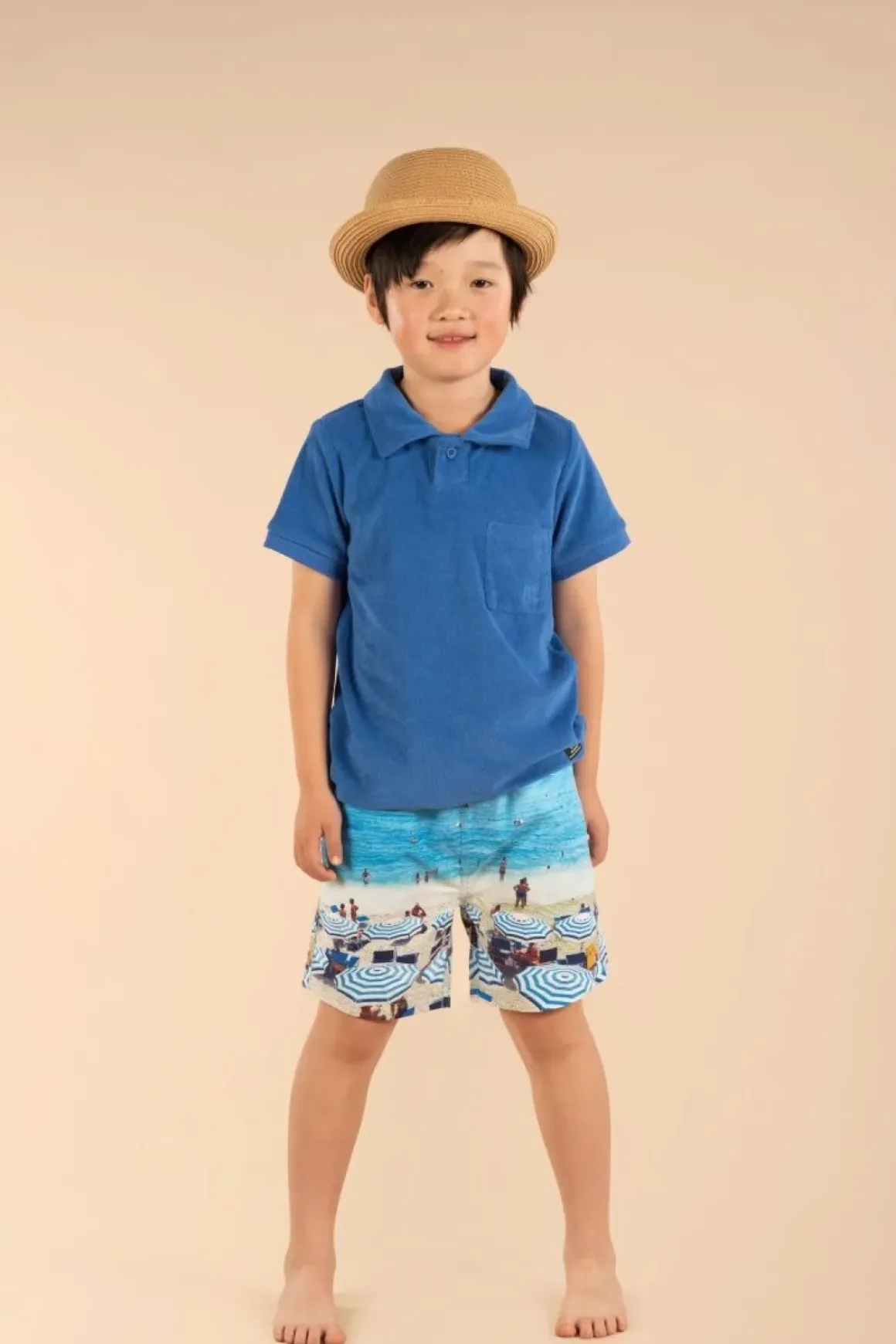 TERRY TOWEL POLO TSHIRT