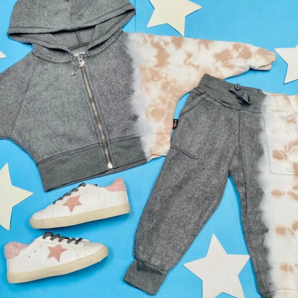 TIE DYE FLEECE SWEATPANTS