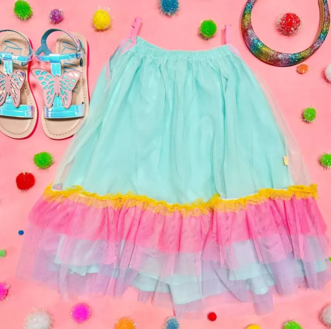 TIERED FLOWY DRESS