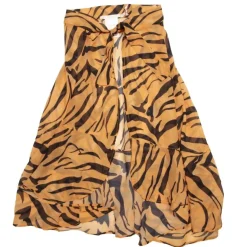 TIGER COVER UP WRAP SKIRT