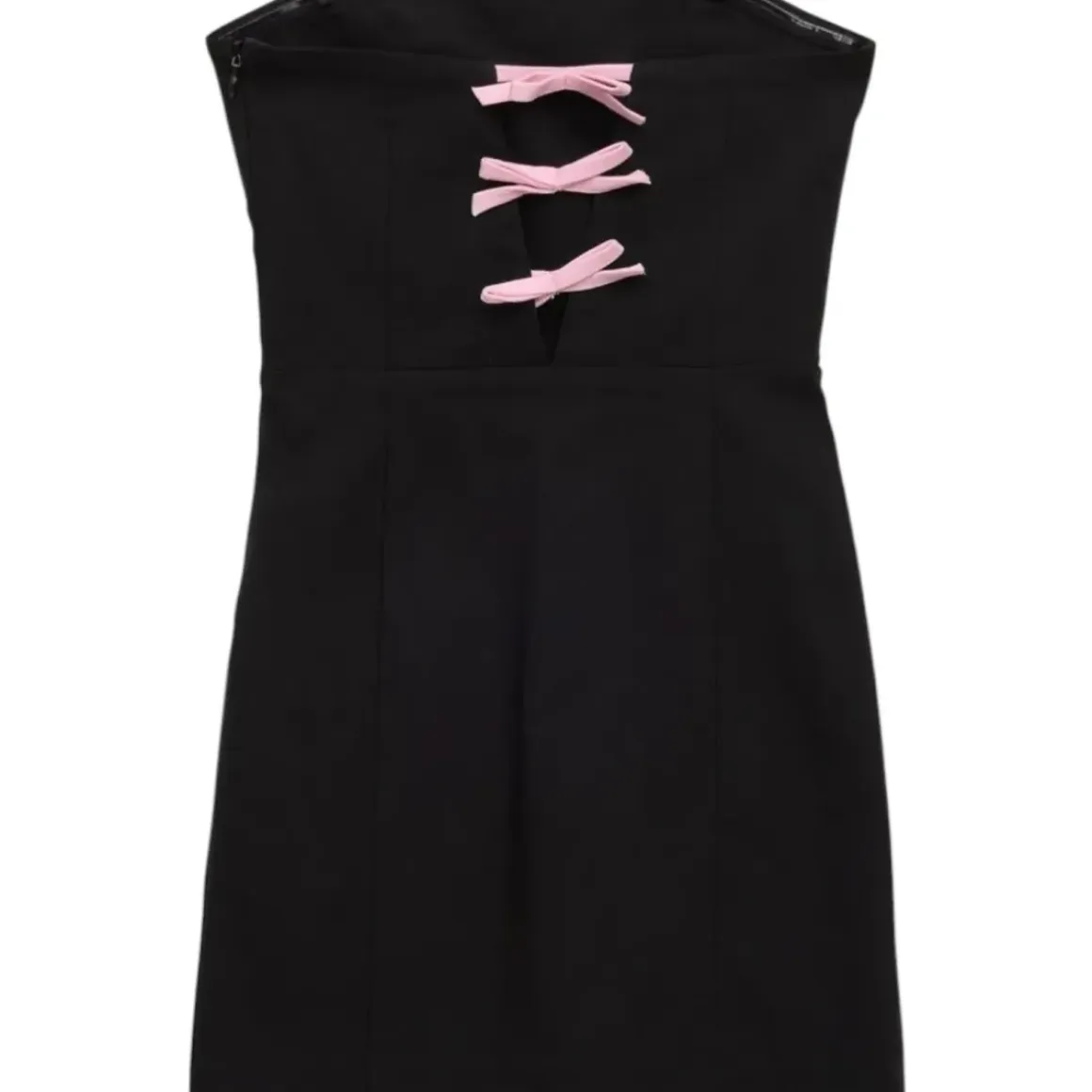 TINA BOW STRAPLESS DRESS