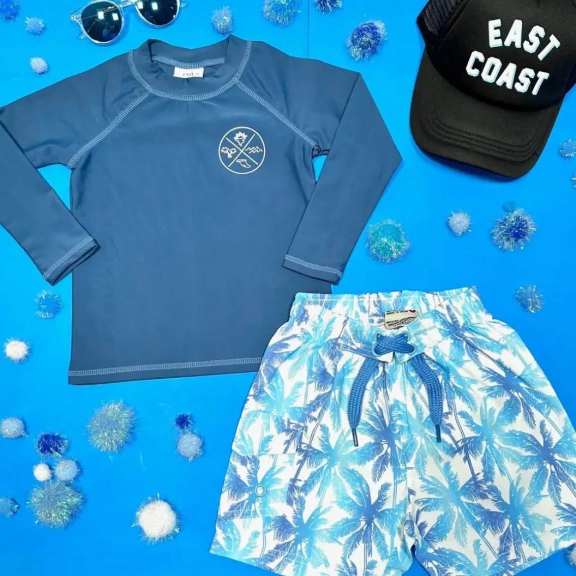TROPICAL LONG SLEEVE RASH GUARD