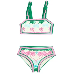 TROPICAL PALM LITTLE STELLA AND JANIE TWO PIECE BIKINI